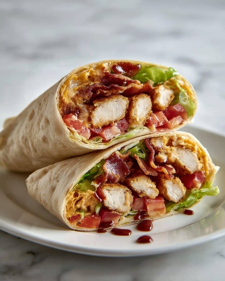 Cheesy BBQ Chicken Wraps Recipe