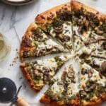 Chicken Pesto Flatbread Pizza Recipe