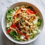 Thai Chicken Salad with Nutty Peanut Dressing Recipe