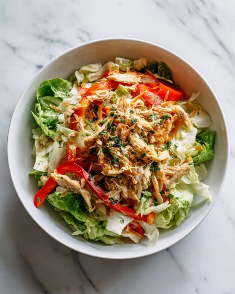 Thai Chicken Salad with Nutty Peanut Dressing Recipe