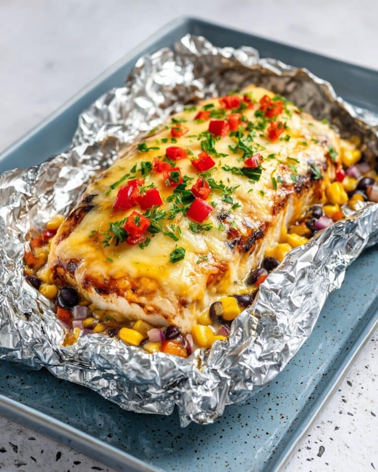 Fiesta Chicken Foil Packets Recipe