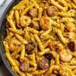 Creamy Mozzarella Shrimp Pasta Recipe