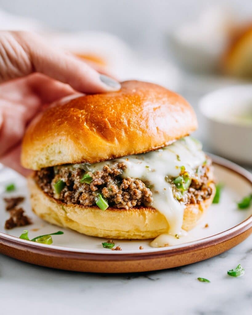 Philly Cheesesteak Sloppy Joes Recipe