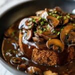 Juicy Salisbury Steak with Mushroom Onion Gravy Recipe