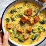 Creamy Broccoli Cheddar Soup Recipe