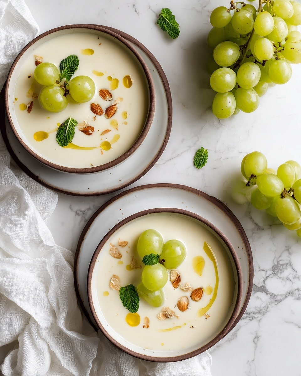 Ajo Blanco: Spanish Chilled Almond and Garlic Soup Recipe