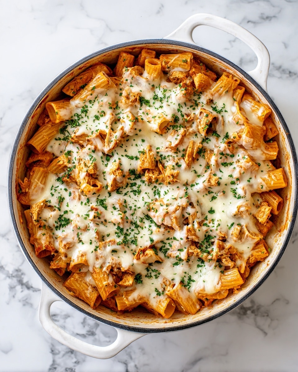 Chicken Parmesan One Pot Pasta Recipe - Recipe Image