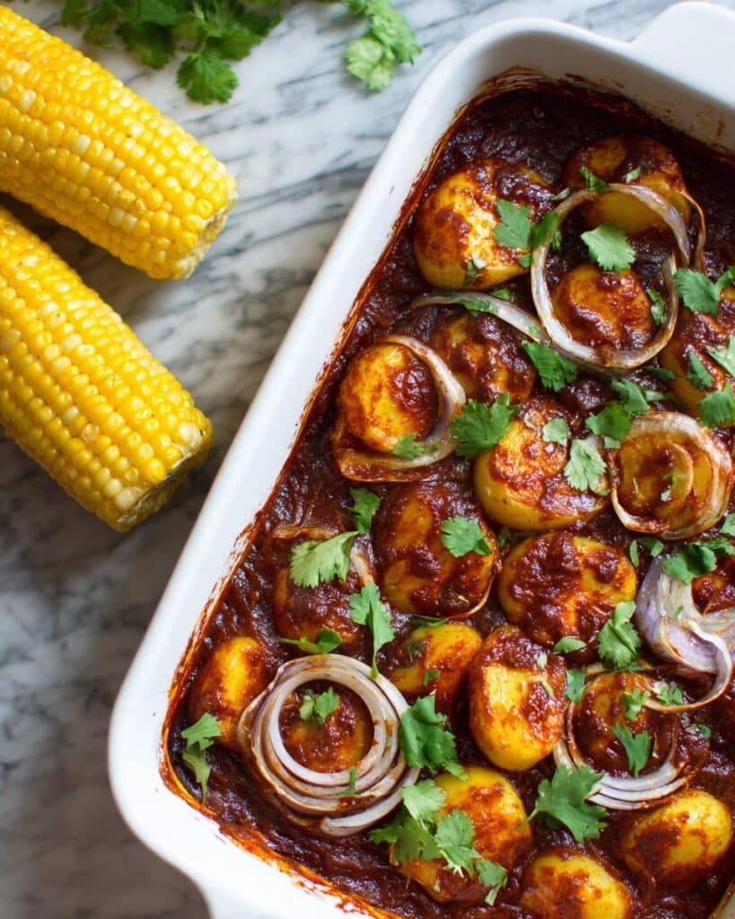 BBQ Chicken and Potato Bake Recipe