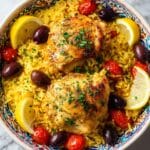 Mediterranean Chicken and Rice Bake Recipe