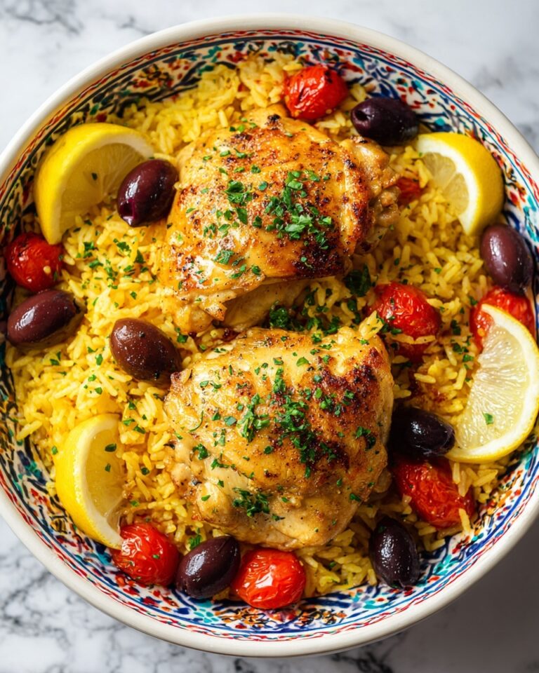 Mediterranean Chicken and Rice Bake Recipe