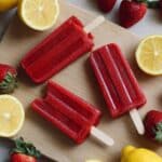 Strawberry Lemonade Popsicles Recipe