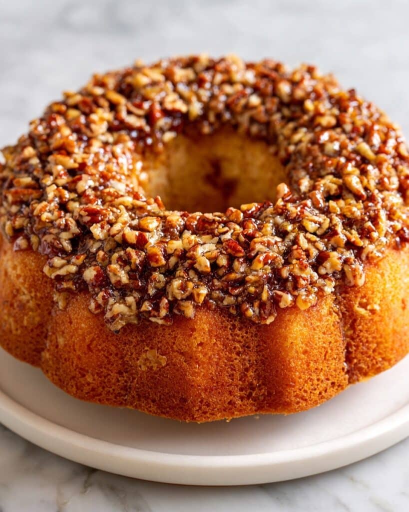 Orange & Pecan Bundt Cake Recipe