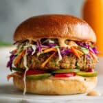 Asian Inspired Turkey Burgers Recipe