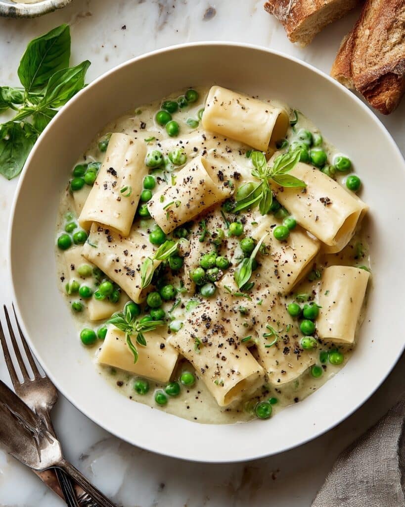 Creamy Pea Pasta Recipe
