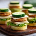 Mini Chicken Burger Zucchini Sliders Recipe