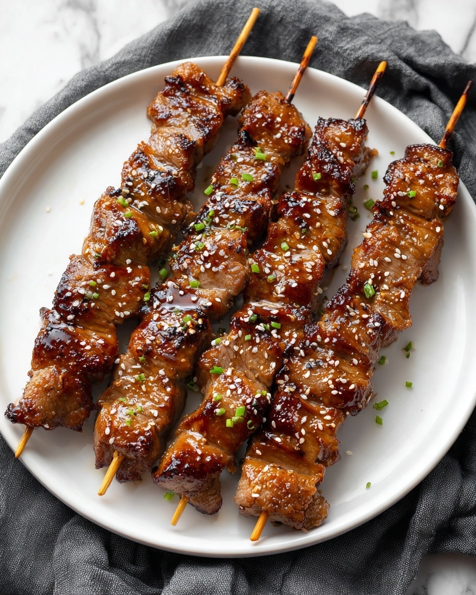 Honey Sriracha Chicken Skewers Recipe