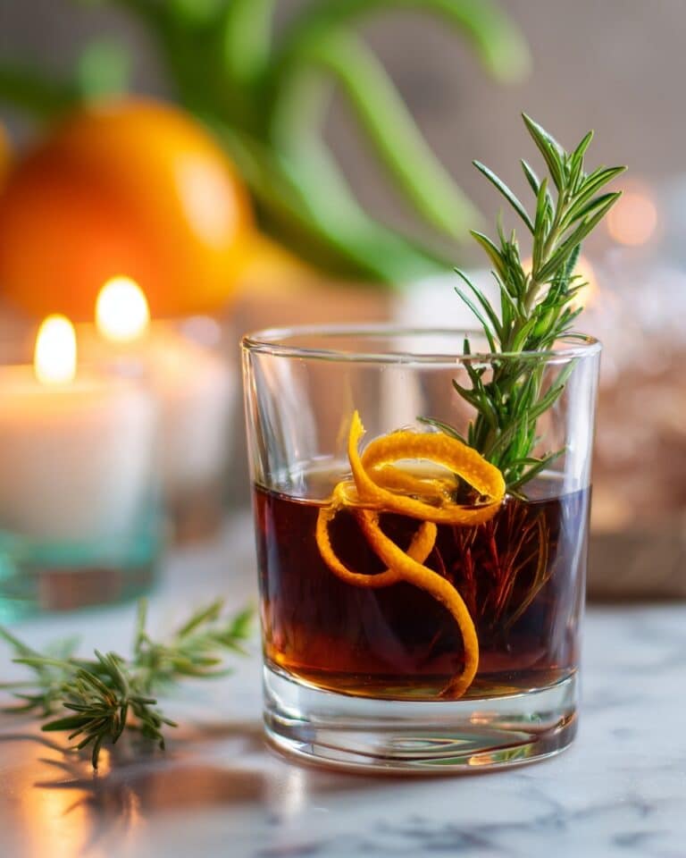Smoked Non-Alcoholic Old Fashioned Cocktail Recipe
