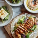 Rainbow Salad Wrap Recipe