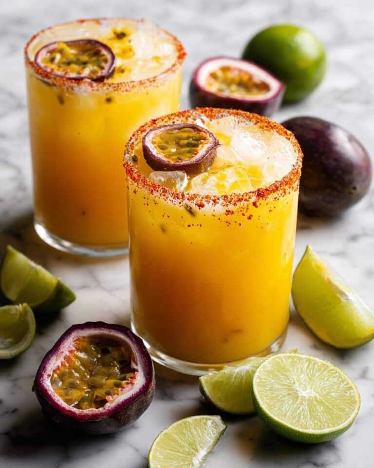 Passion Fruit Margarita Mocktail Recipe