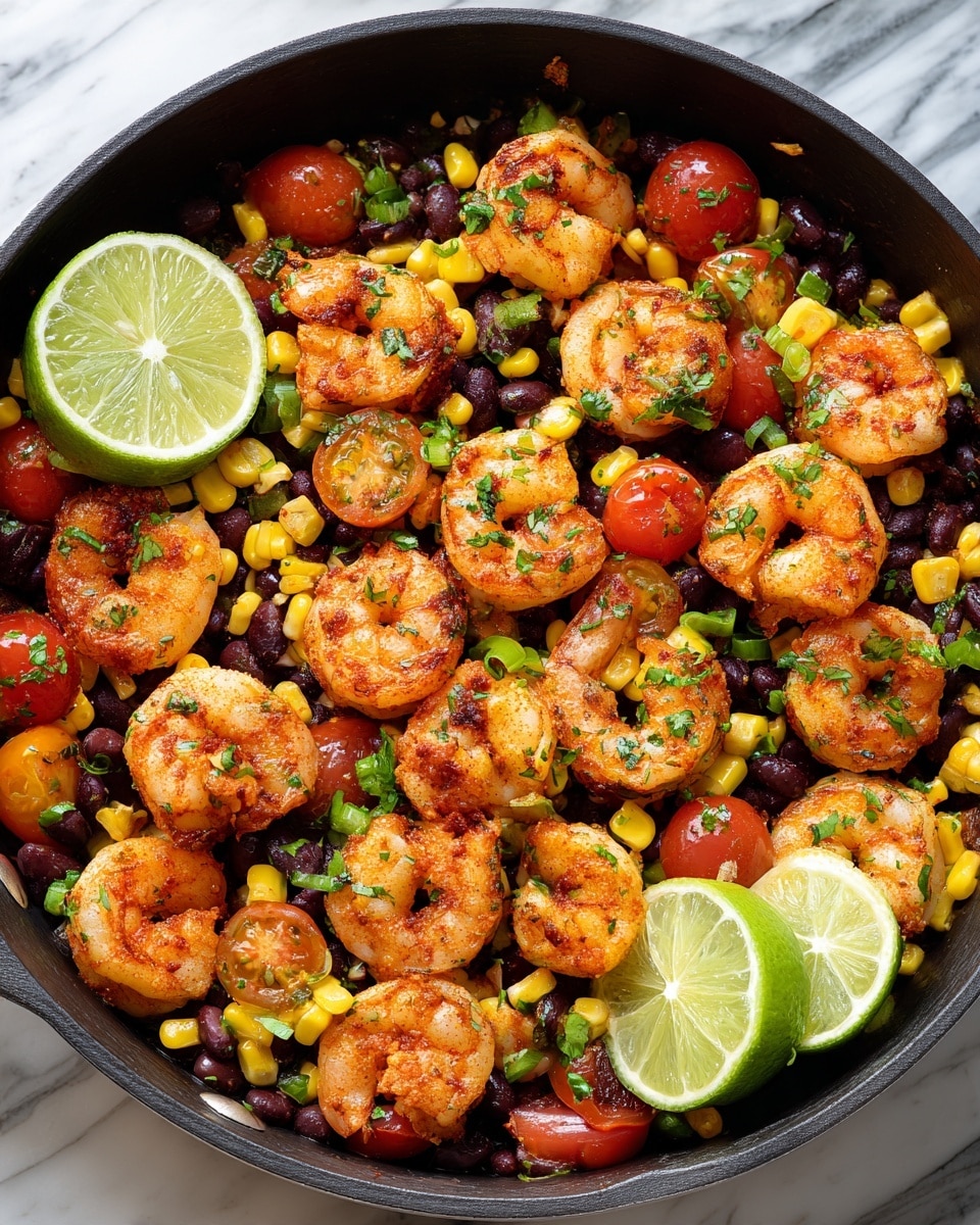 Quick & Easy Mexican Shrimp Bowl Recipe