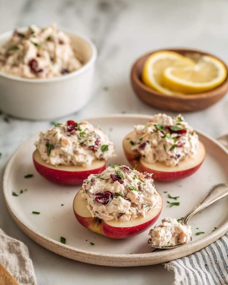 High-Protein Tuna Salad Bites with Cosmic Crisp Apples Recipe