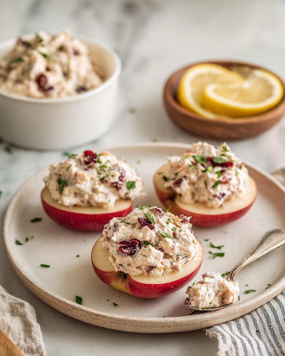 High-Protein Tuna Salad Bites with Cosmic Crisp Apples Recipe