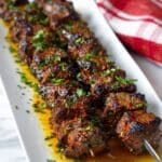 Oven-Beef Kabobs with Colorful Vegetables Recipe