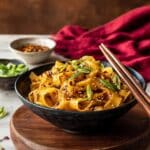 Garlic Chili Oil Noodles with Cilantro Recipe