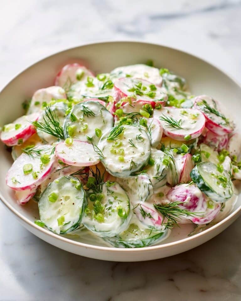 Creamy Radish Salad with Fresh Herbs Recipe