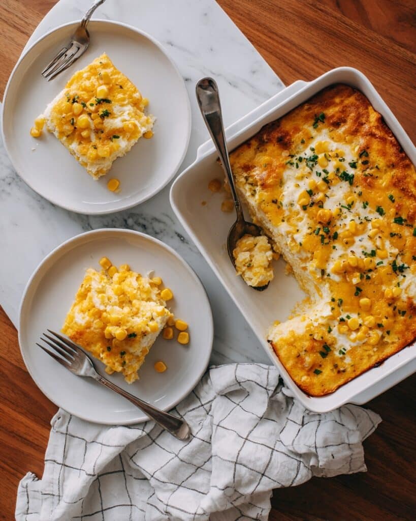 Creamy Corn Pudding Casserole Recipe