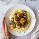 Chicken Meatballs with Marsala Sauce Recipe