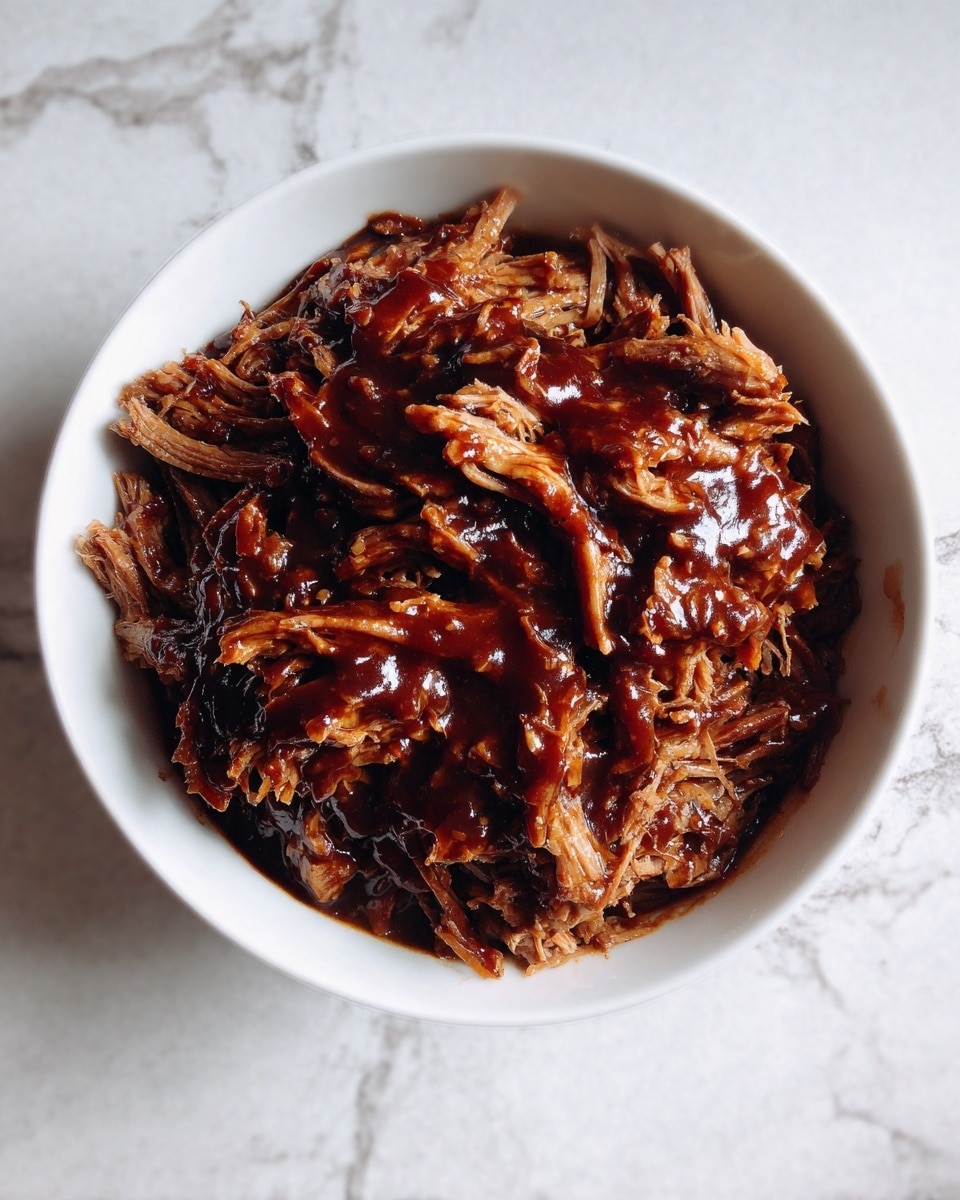 Delicious Pulled Chicken with Barbecue Sauce Recipe