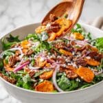 Fuji Apple Salad with Cranberries, Pecans, and Feta Recipe
