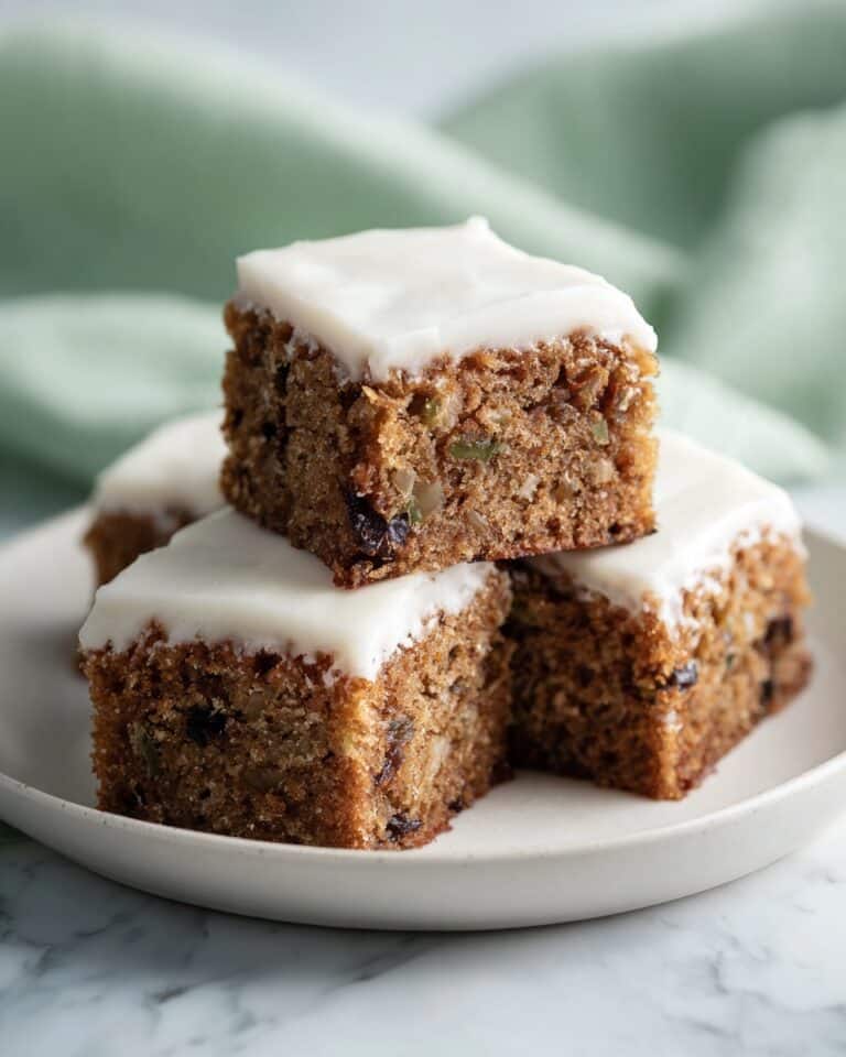 Zucchini Bars with Cream Cheese Frosting Recipe