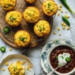 Jalapeño Cheddar Cornbread Muffins Recipe