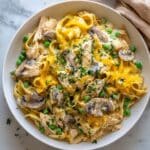Gorgonzola Tortellini with Creamy Garlic Parmesan Sauce Recipe