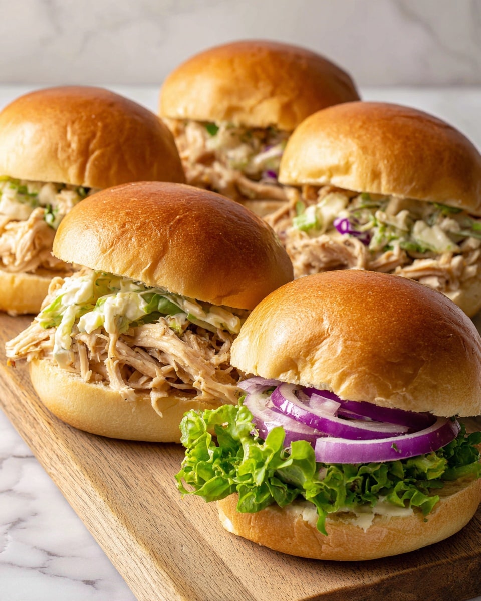 Slow-Cooker Pineapple Barbecue Chicken Sandwiches Recipe