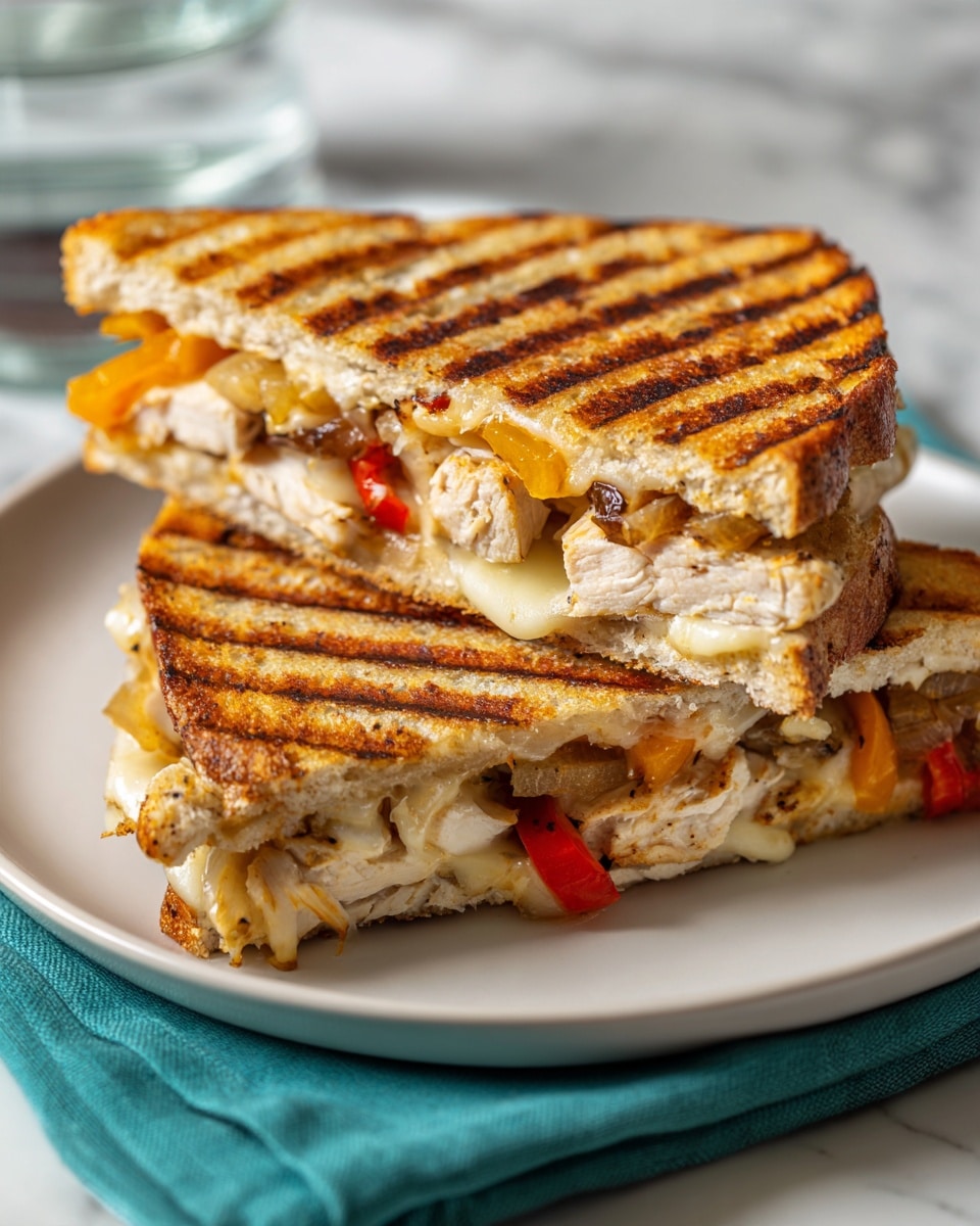 Chicken & Caramelized Onion Grilled Cheese Recipe