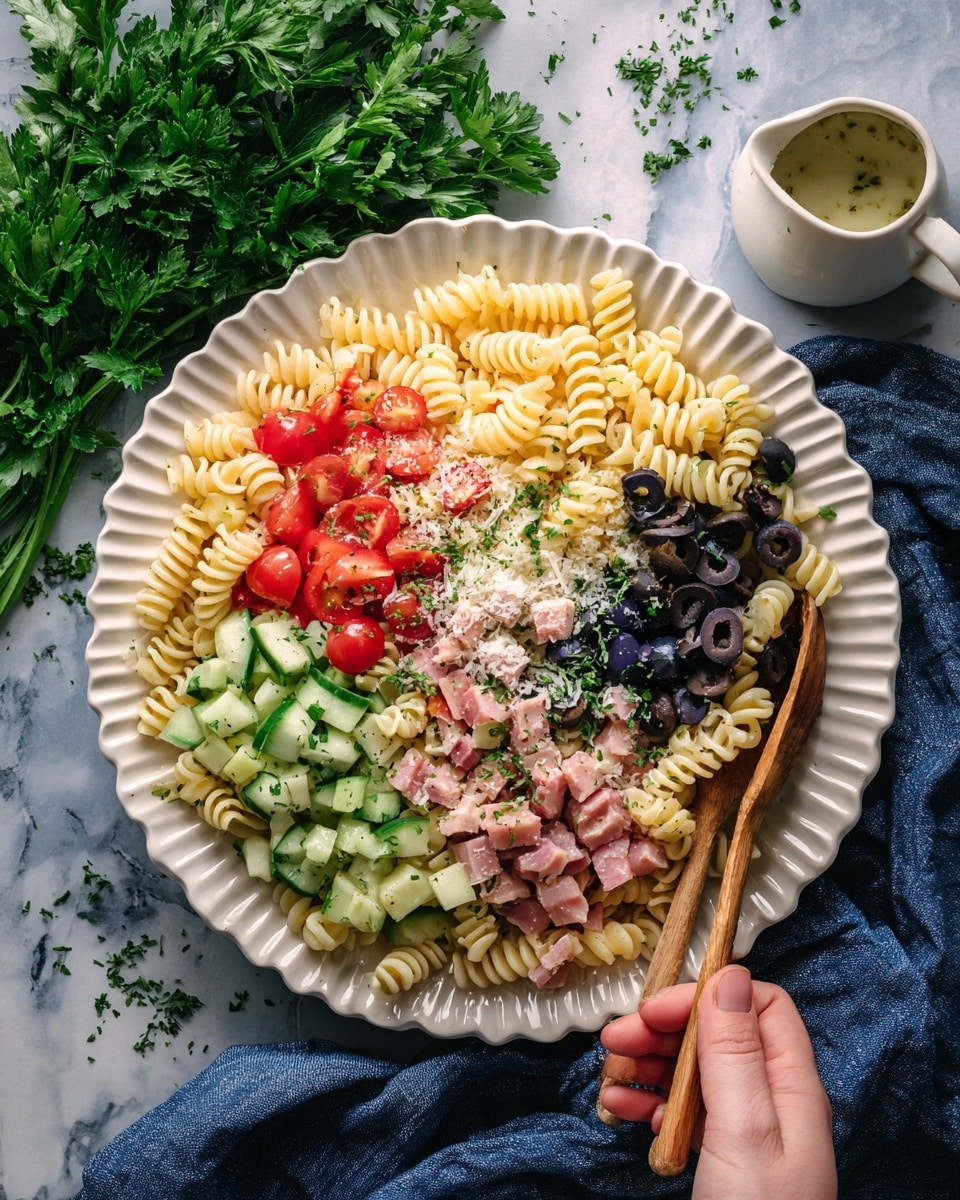 No-Fuss Italian Pasta Salad Recipe