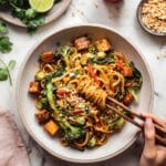Satay Chicken Noodle Bowl Recipe