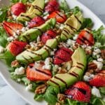 Summer Strawberry Goat Cheese Arugula Salad Recipe