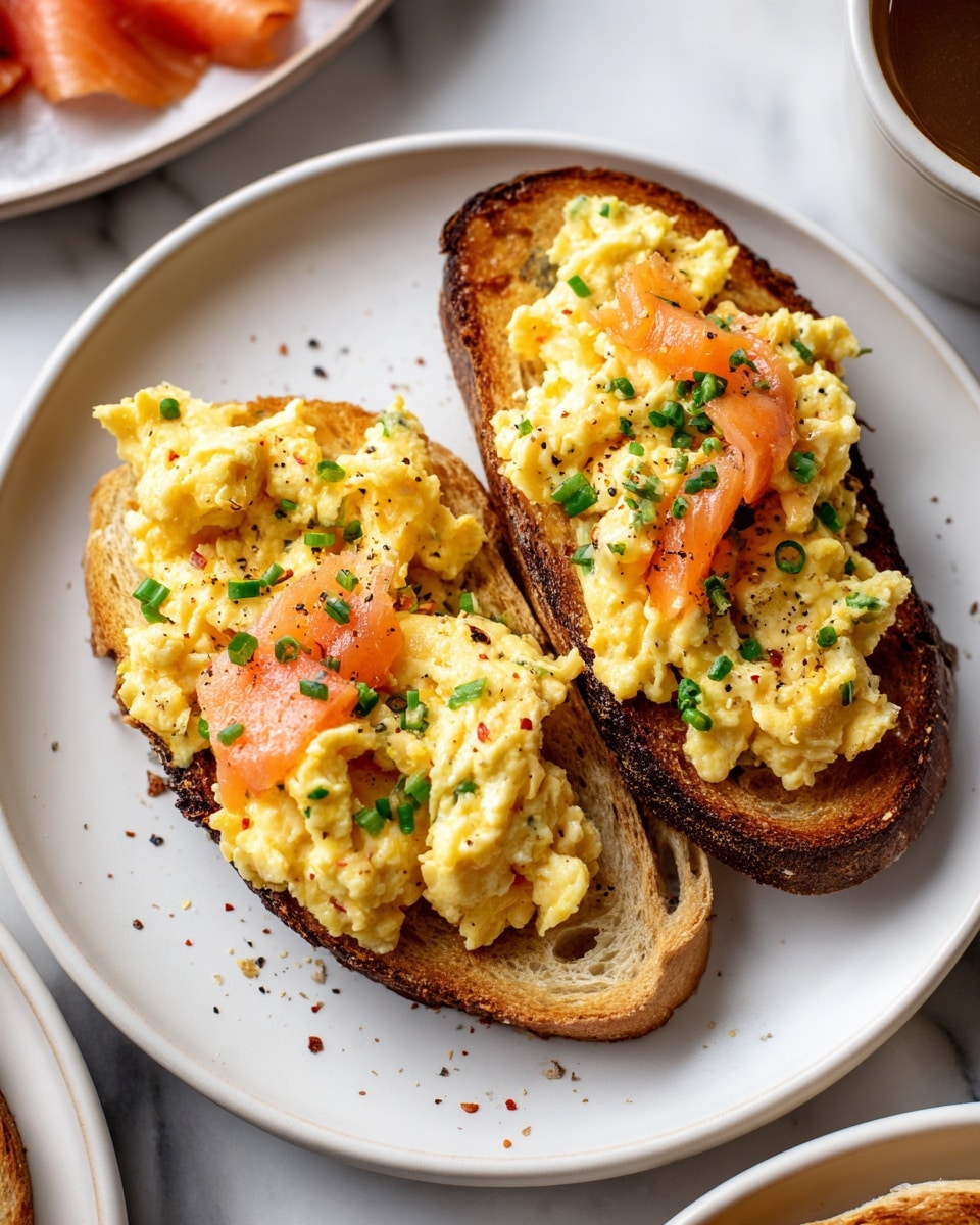 Smoked Salmon Scrambled Eggs Recipe